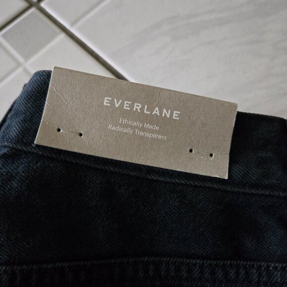 Everlane The OG Baggy Jean Ink Wash Dark Blue 23 - Picture 2 of 5